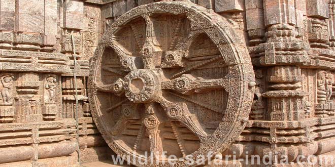 Wheel of Konark sun temple