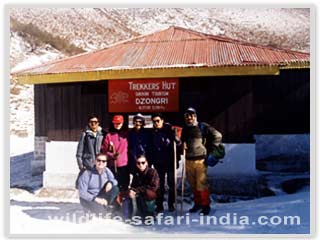 Trekkers hut dzongri, sikkim